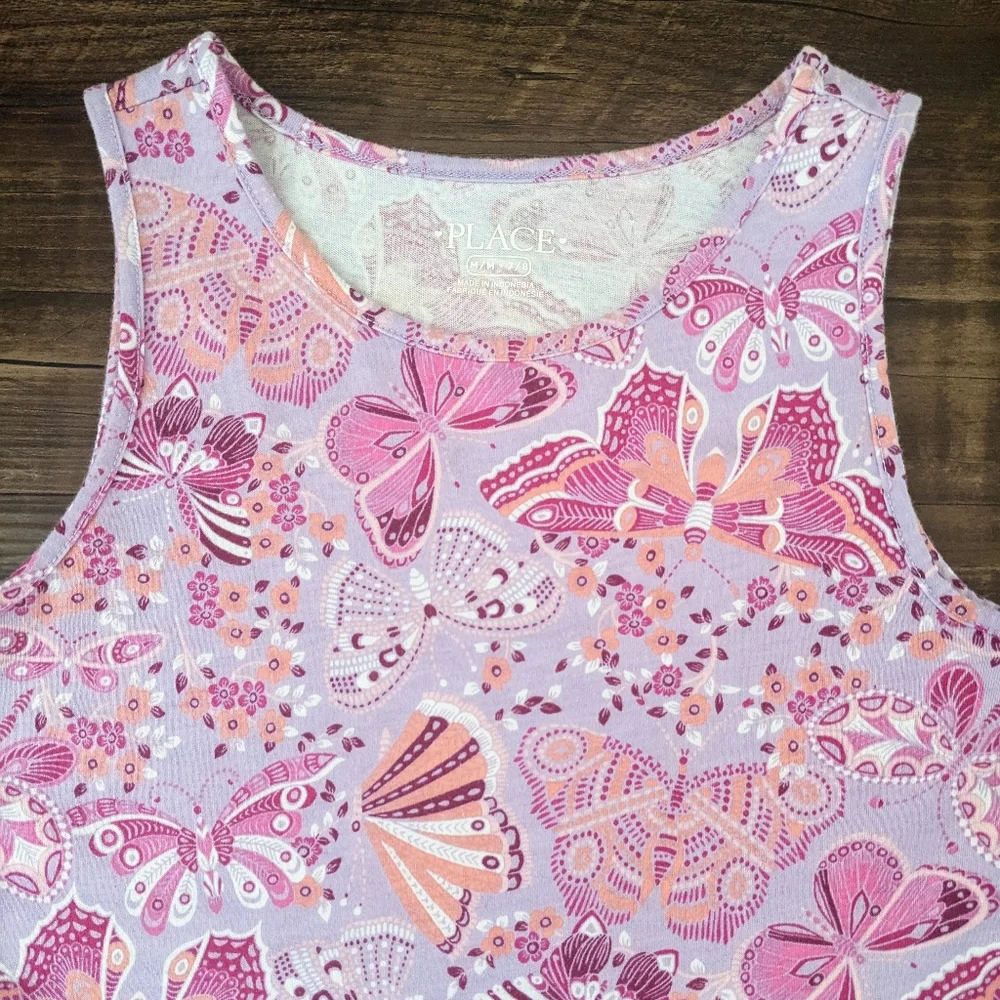 Children's Place Purple Butterfly Dress